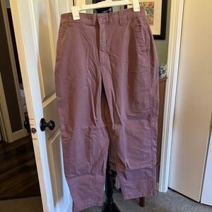 Old Navy Straight Leg Pants in Dusty Mauve